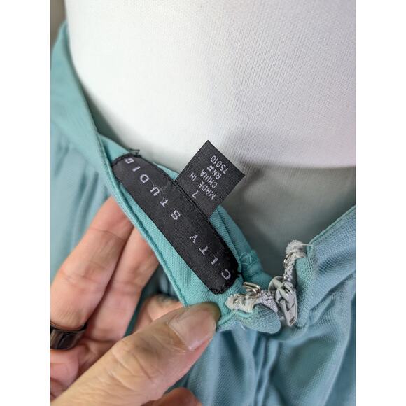 Tulle Blue Midi Skirt - Picture 3 of 5